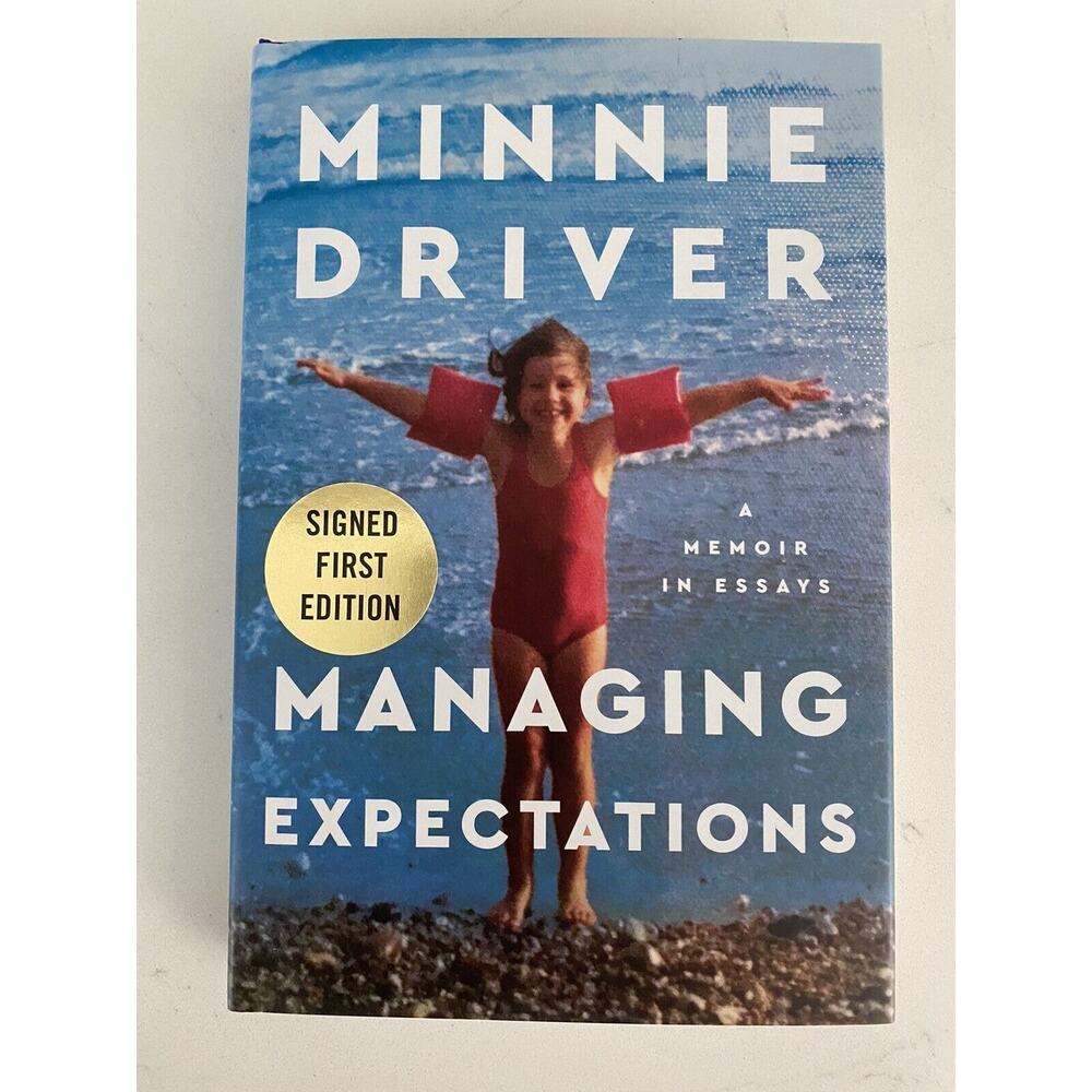 Minnie Driver AUTOGRAPHED/SIGNED Managing Expectations Book ✍️ Hard Cover